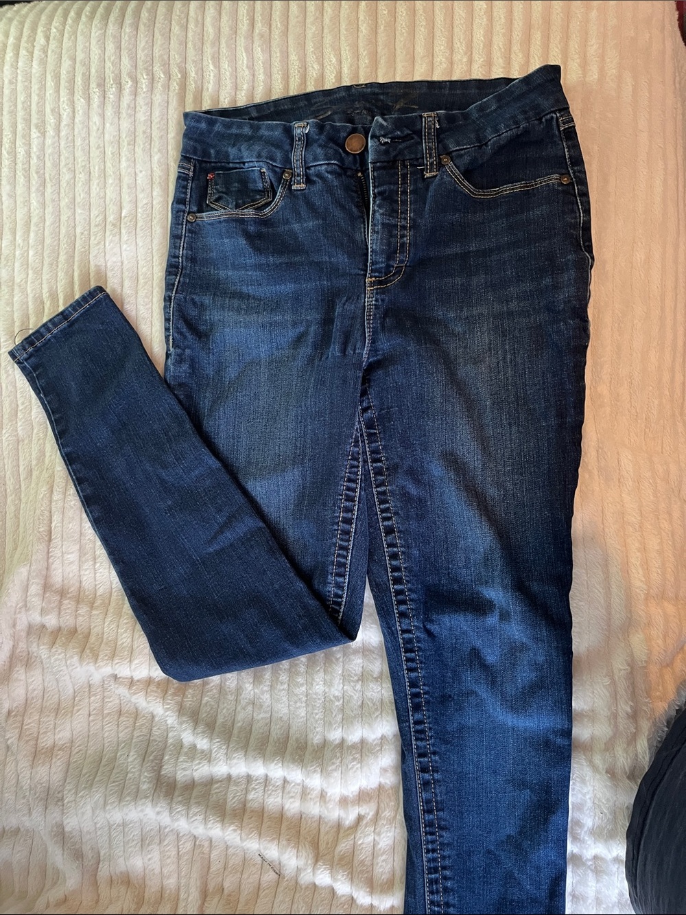 Seven7 Women's Dark Indigo Skinny Jeans